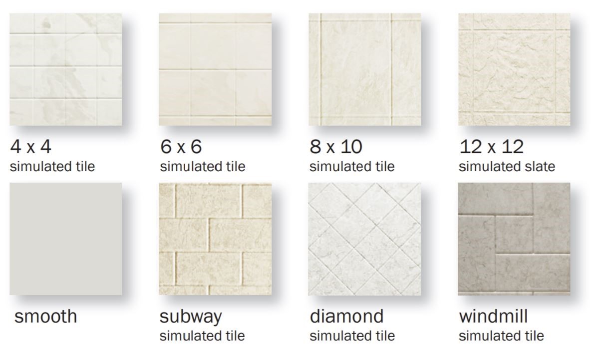 Simulated Tile Patterns